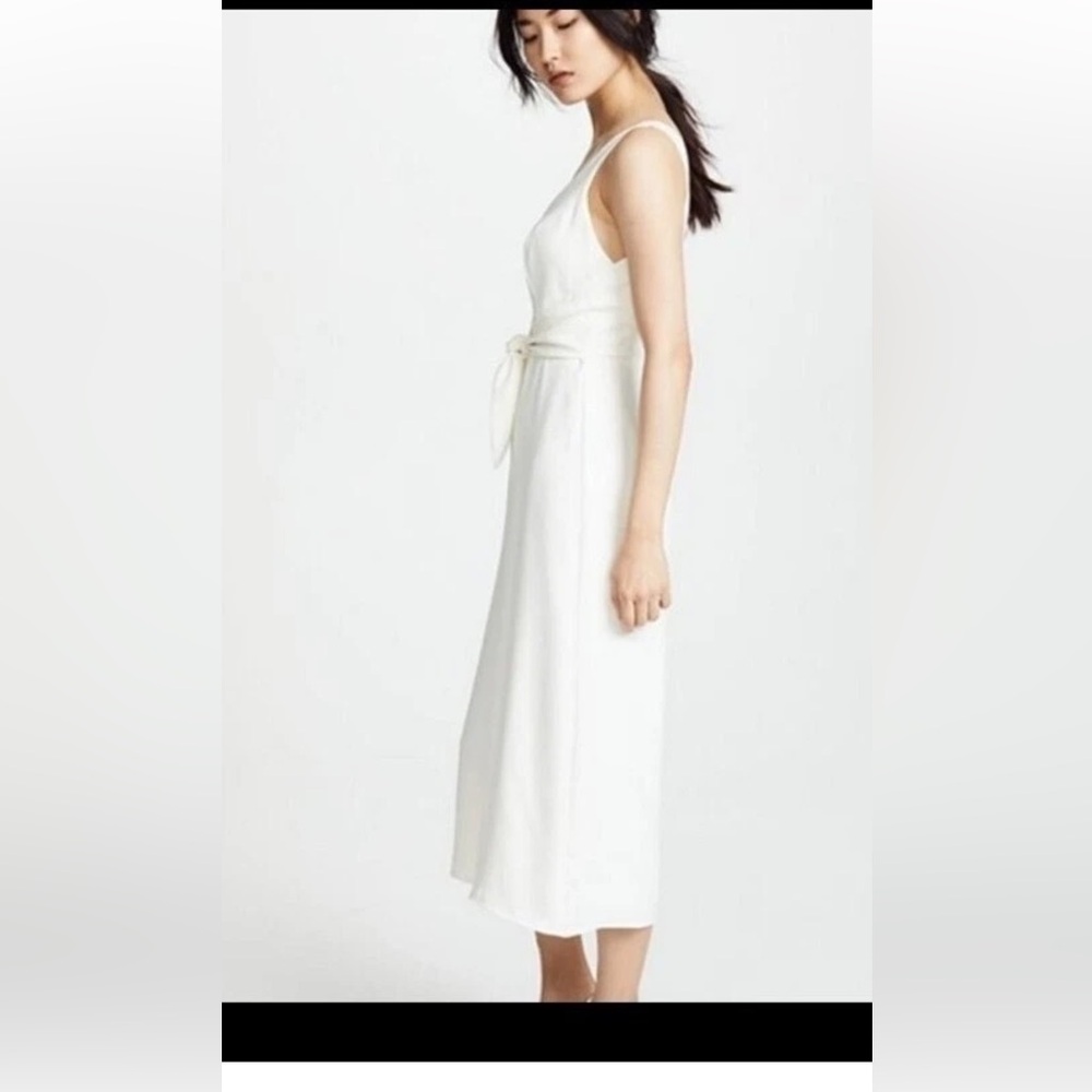 Amanda Uprichard Loose Jumpsuit Romper Tie Waist Sleeveless medium